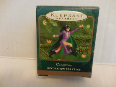 Selina Kyle CATWOMAN Miniature Hallmark Keepsake Ornament NEW w Box 2000 QXM6021