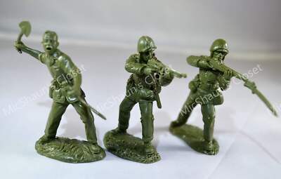 Toy Soldiers of San Diego TSSD WWII US Marines Set 7C Green Iwo