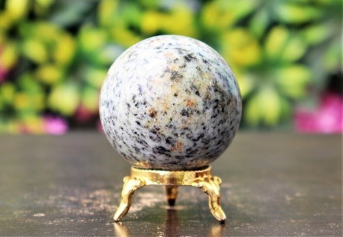 Small 55MM Natural K2 Jasper Stone Healing Power Metaphysical Reiki Sphere Ball - Picture 9 of 10
