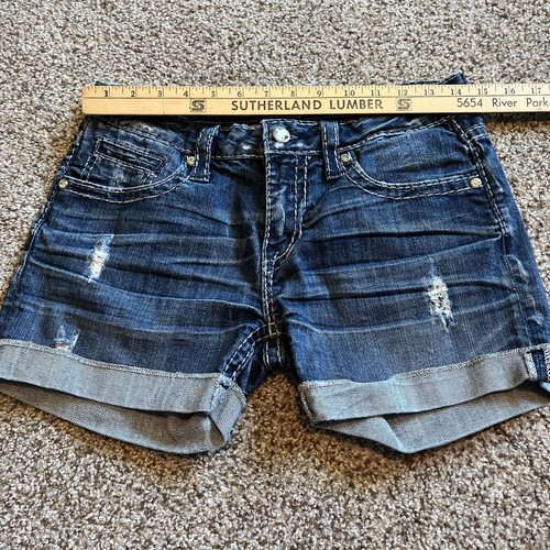 Women's Anoname Shorts Daisy Short Shorts. 27 (waist 28) - Picture 4 of 11