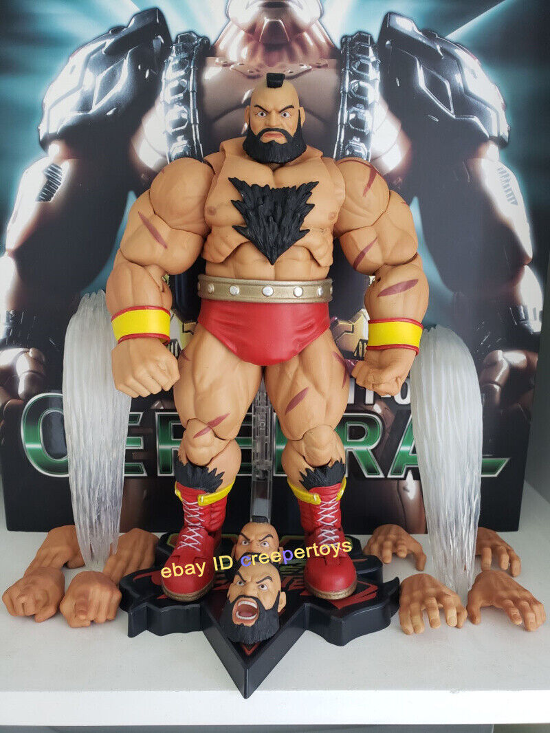 Storm Toys Zangief Street Fighter II 1/12 Action Figure Model Red 7'' Stock