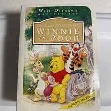 Vintage 1996 Disney Masterpiece Tigger Figure McDonalds Happy Meal Toy VHS box