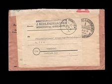 Germany Postwar 1948 Munich cds Multiple Use Cover 9o