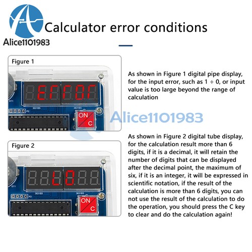 Digital tube display Calculator Electronic Production DIY kit Soldering Practice - Picture 21 of 26