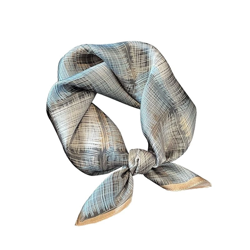 Silk Check Scarves & Wraps for Women