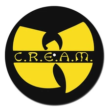 Cream Turntable Slipmat - Method Man - 90s boom bap C.R.E.A.M. Wu Tang Clan