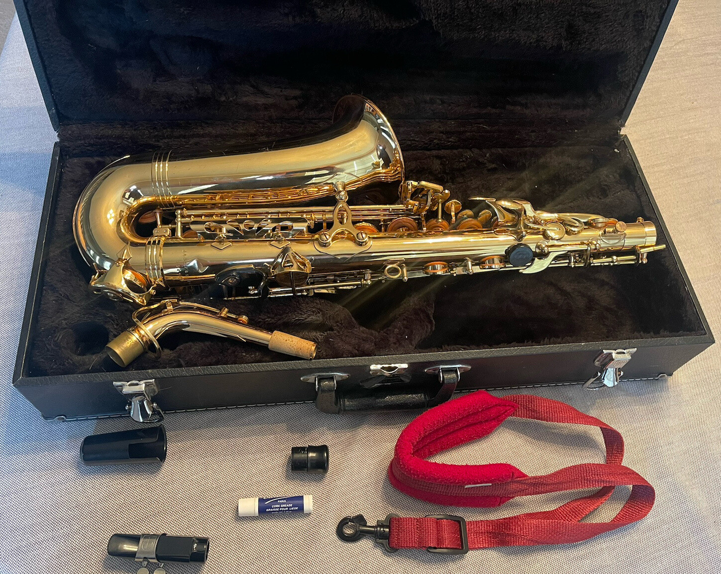 Jupiter JAS769767 Alto Saxophone Woodwind Musical Instrument Bundle