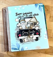 Gnomes Cold Outside Winter Cover Set 4 use w/ Erin Condren Life Planner~