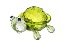Ganz Crystal Expressions Acrylic TURTLE  Figurine Suncatcher 3 1/2" x 2"