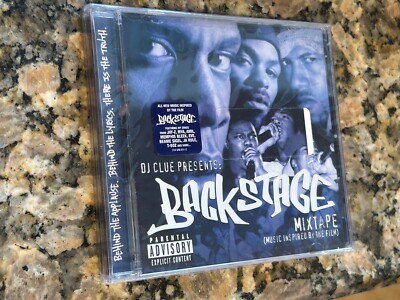 Vintage Dj Clue Cd Backstage Soundtrack Mix Tape Album Hype Sticker Jay- Z  RARE