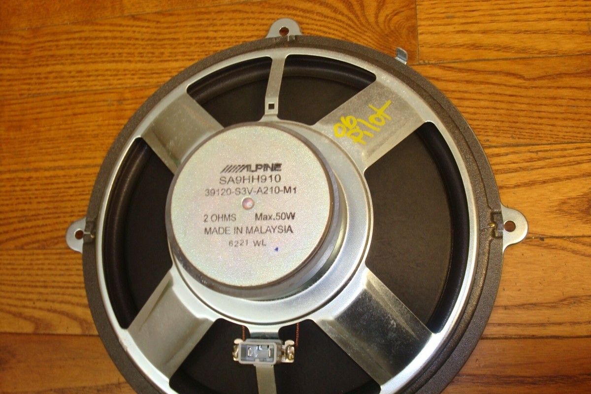 2005-2008 Honda Pilot Alpine OEM Subwoofer Speaker 39120-S3V-A210