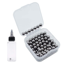 120 Pcs Paint Mixing Balls Stainless Steel Mixing Agitator Balls for Mixing Mode