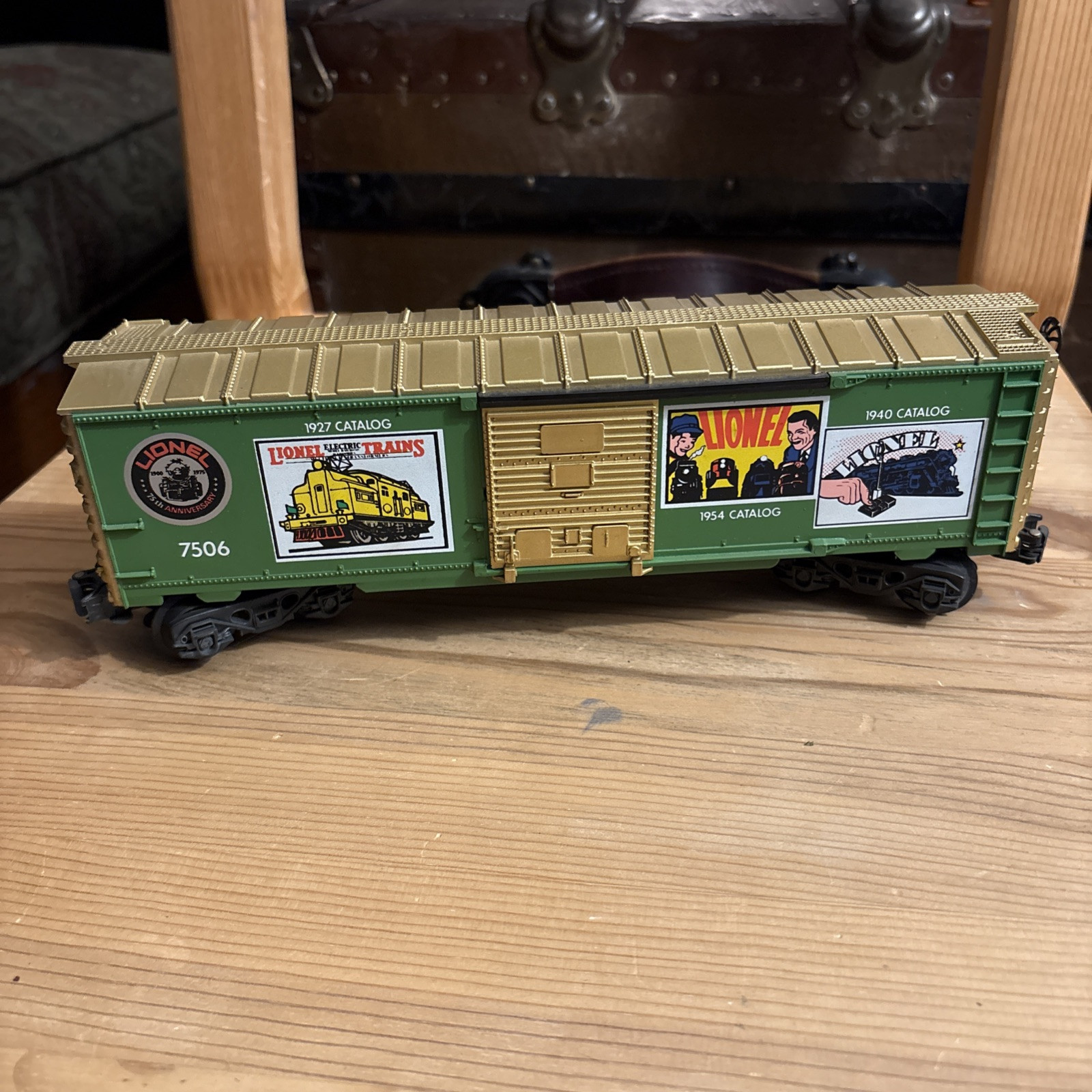 Lionel 6-7506 75th Anniversary O Gauge Box Car Model Train NIB