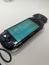 Sony PSP-3000 Handheld Piano Black With Charger + 8gb Sd Card