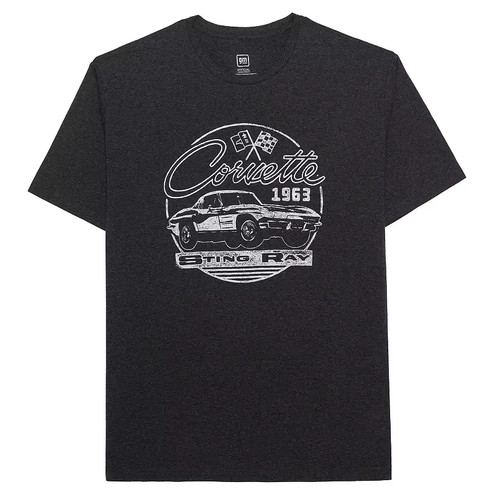New Chevy Chevrolet Corvette Stingray 1963 Classic Men's Throwback T-Shirt - Picture 2 of 2