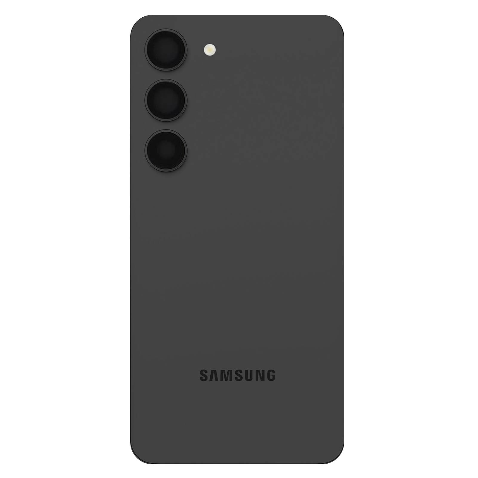 Vitre arrière Samsung S23 Noir d'origine Service Pack pour réparation de châssis