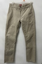 Levi s Boys Khaki Uniform Pants Size 16 Waist 28 Length 40 Adjustable Slim Fit
