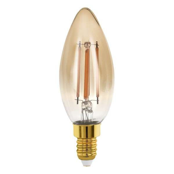 Eglo Led Filament Kerze 4W = 28W E14 Gold 300Lm Extra Warmweiß 1700K Dimmbar-image