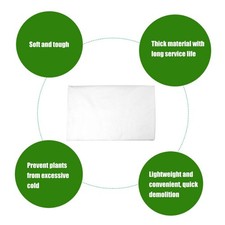 Biała ściereczka pokrywająca rośliny 3x9m zima ochrona ciepła ochrona przed zimnem wilgoć SG