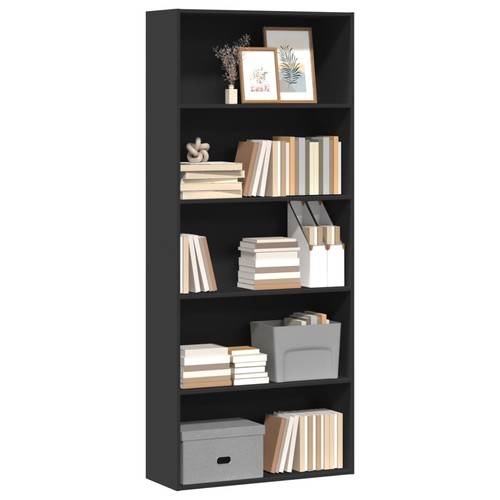 Großes Bücherregal mit 5 offenen Fächern | Aktenregal | Highboard | 80 x 189 cm - Bild 82 von 99