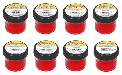 Bundle 8 Gläser Berkley Powerbait Troutbait Curry Glitter 25g Trout Bait Forelle