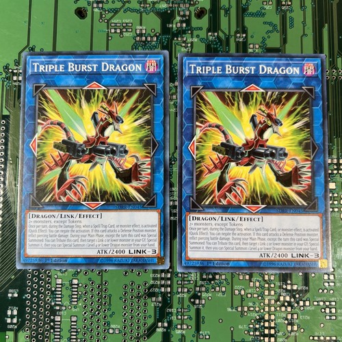 Carte Yu-Gi-Oh! Triple Burst Dragon - SDRR-EN045 - Structure Deck: Rokket  Revolt - dition 1re