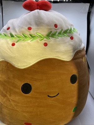 Squishmallows Maldon the Christmas Fruit Cake Plush Toy Holiday SEE DETAILS