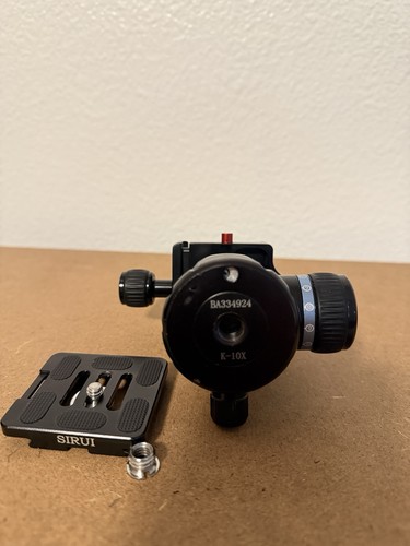 Sirui K-10X Ball Head w/ TY-50X Arca Swiss Plate — Good used Condition - Picture 5 of 6
