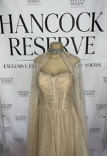    Tarik Ediz  50764 Edmon Stone  Crystal Cape Gown   from J. Bolin Storage Unit