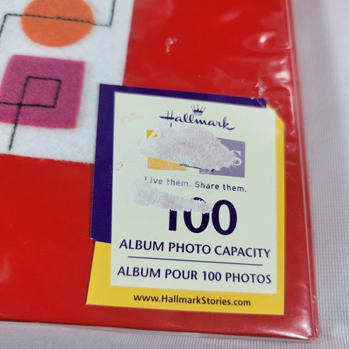 Hallmark Photo Album Set Red 100 Photo Capacity Acid Lignin PVC Free - Picture 2 of 3