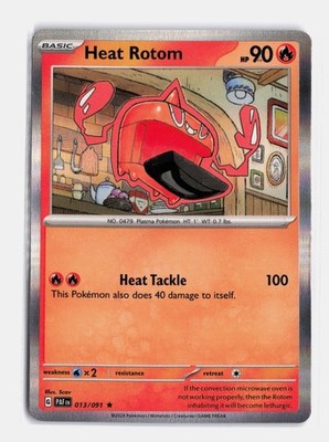 Heat Rotom SV: Paldean Fates #013/091 MP Pokemon TCG Rare