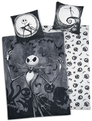 The Nightmare Before Christmas Bettwäsche Unisex Jack schwarz Standard