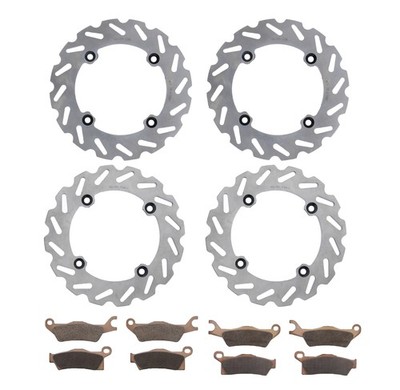 Brake Rotors & Pads for Can-Am Renegade 1000 XMR 2016 -2019 Front & Rear RipTide