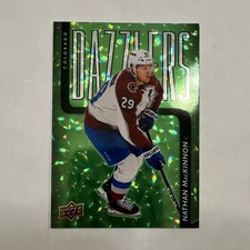 2025-26 Upper Deck Series 2 Dazzlers Green Nathan MacKinnon Avalanche #DZ-59