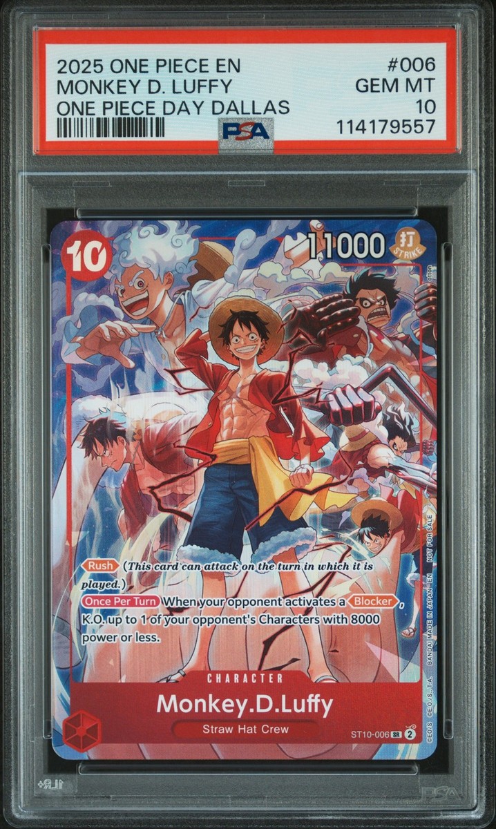 2025 ONE PIECE PROMOS ONE PIECE DAY DALLAS #006 MONKEY D. LUFFY