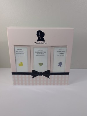 Noodle & Boo Essential Care 3 Piece Kit Super Soft Baby Lotion, Extra Gentle