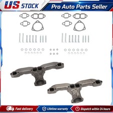 Rams Horn Exhaust Manifolds Small Block Chevy Sbc 283 305 327 350 Cast Iron Kit Rams Horn Exhaust Manifolds Small Block Chevy Sbc 283 305 327 350 Cast Iron Kit