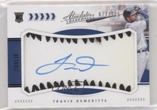 2020 Panini Absolute Black 77/125 Travis Demeritte #164 Auto 0l1