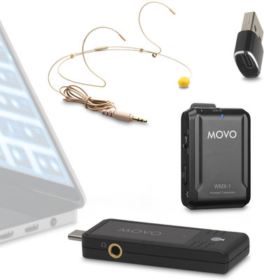 WMX-1-UH USB-C Wireless Headset Microphone for PCs, Smartphones & Tablets