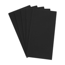 Corrugated Plastic Sheets,4mm Black Blank Yard Lawn Signs,12Inch x 6Inch 5pcs