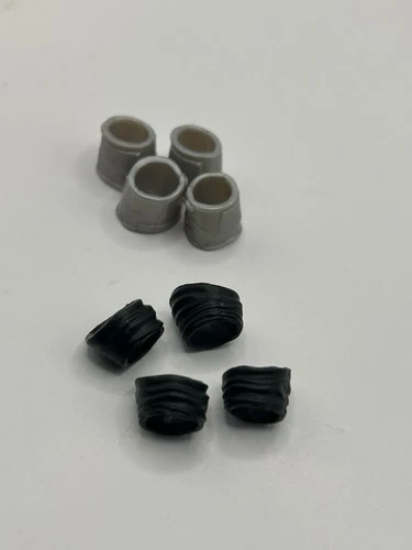 GIJoe Classified Series Silver & Black Wrist Band Lot X8 Fodder 1/12 Scale