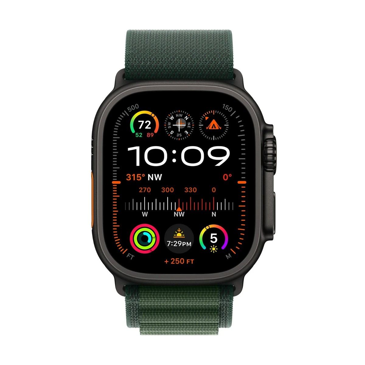 Apple Watch Ultra 2 GPS + Cellular 49mm Black Titanium Case with 