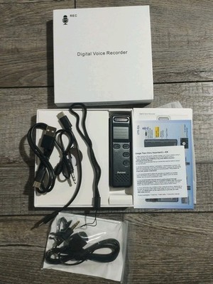 160GB Digital Voice Recorder with Playback, 1100mAh Audio Recording Device...