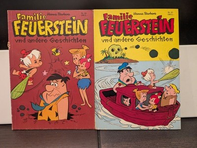 Familie Feuerstein German The Flintstones No 50 51 Vintage  1968