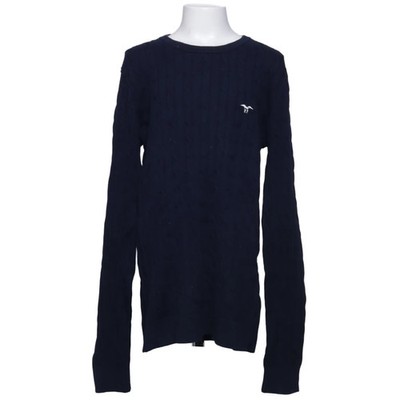 Hampton Republic, Strickpullover, Größe: 170, Blau, Baumwolle, Einfarbig #AQz