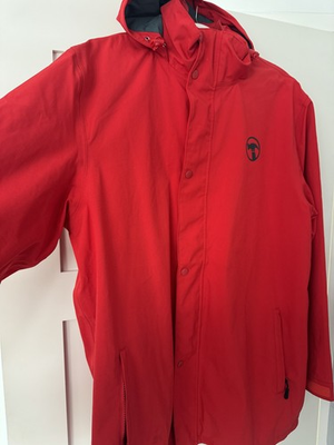 #ad Bunnings Employee All Weather Insulated Jacket Red AU $49.00