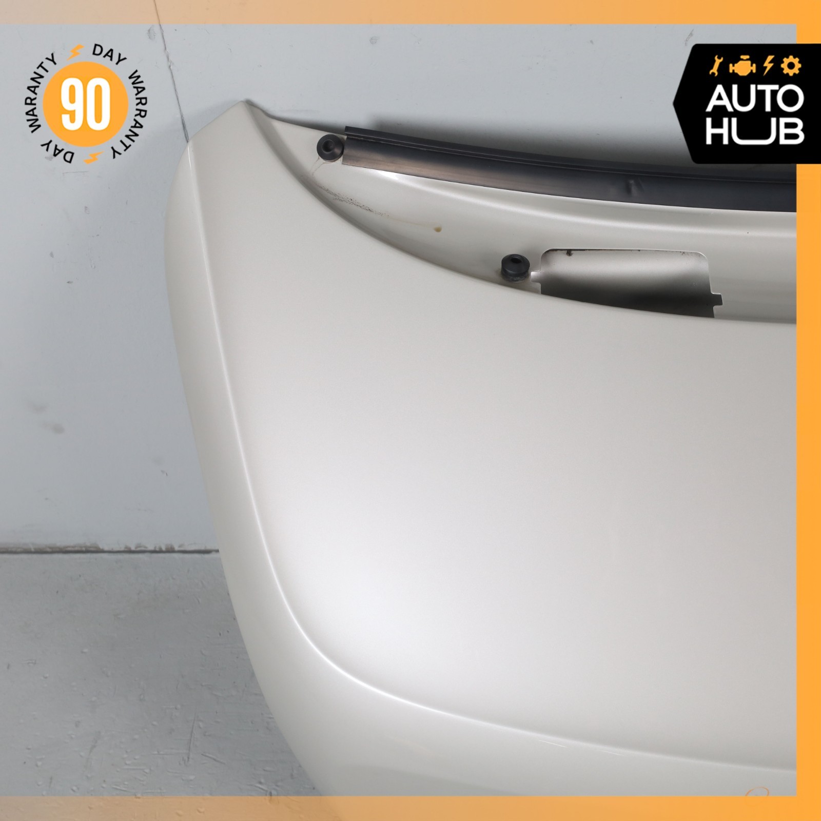 12-14 Bentley Continental GT Coupe Trunk Lid Panel Assembly White OEM 56k