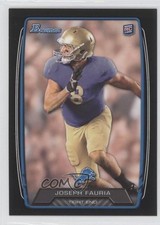 2013 Bowman Black Joseph Fauria #184 0j6