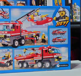 LEGO CITY: Off-Road Fire Truck & Fireboat   7213  NEW/Sealed -Rare