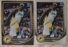 2025-26 Bowman Chrome Reptilian Refractor Pascal Siakam BCV-79 & Chrome Pacers
